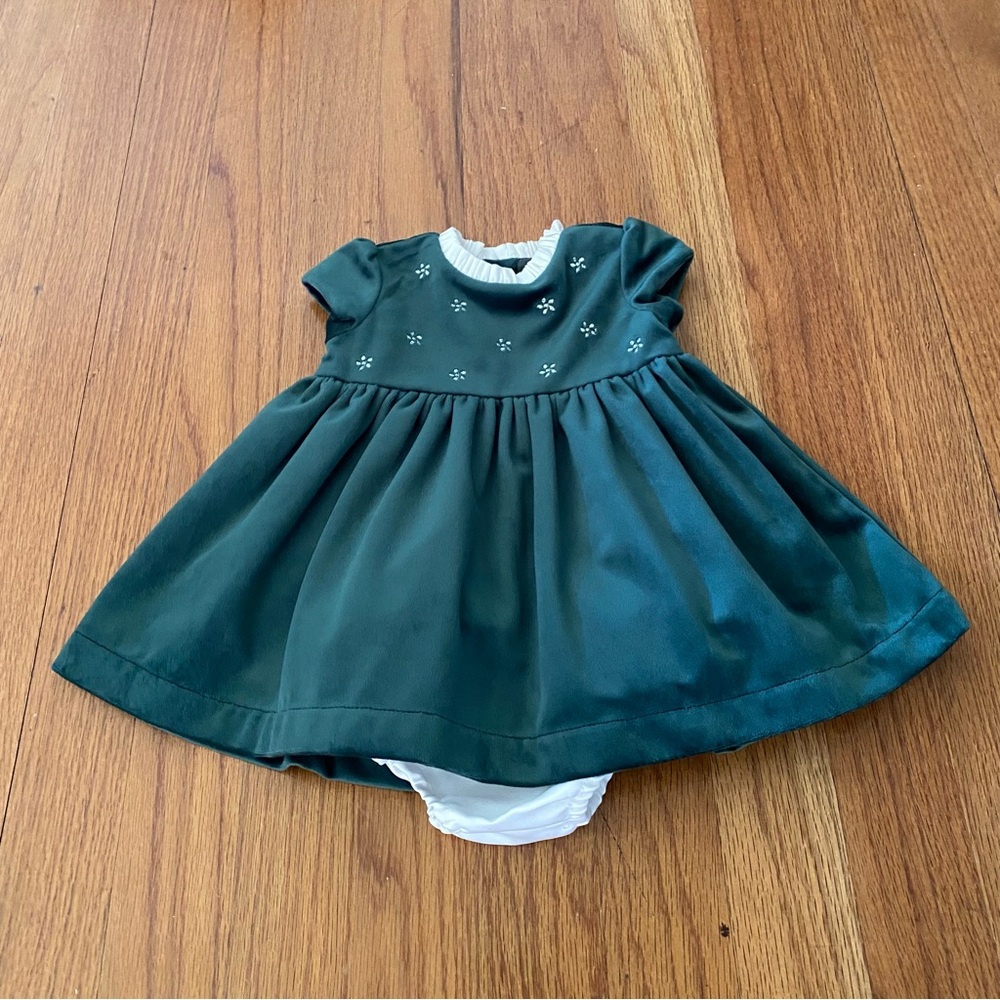 Edgehill Collection Embroidered floral Special Occasion Baby Dress